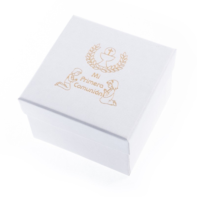 Caja 1ª Comunión universal (brazalete o reloj) 90x90x58 mm.